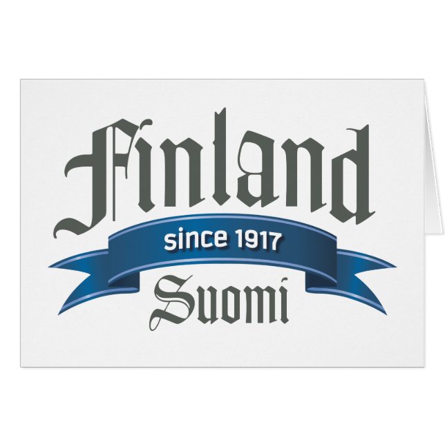 Finland sinds 1917 (Voorkant Horizontaal)
