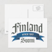 Finland sinds 1917 briefkaart (Voorkant / Achterkant)