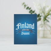 Finland sinds 1917 Rev. Briefkaart (Staand voorkant)