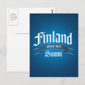 Finland sinds 1917 Rev. Briefkaart (Voorkant / Achterkant)