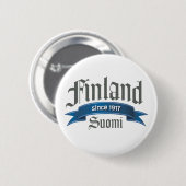 Finland sinds 1917 ronde button 5,7 cm (Voorkant /achterkant)
