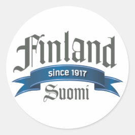Finland sinds 1917 ronde sticker