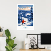 Finland Ski Avonturen Poster 1 (Thuiskantoor)