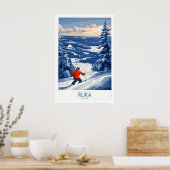Finland Ski Avonturen Poster 1 (Keuken)