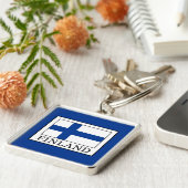 Finland Sleutelhanger (Zijkant)