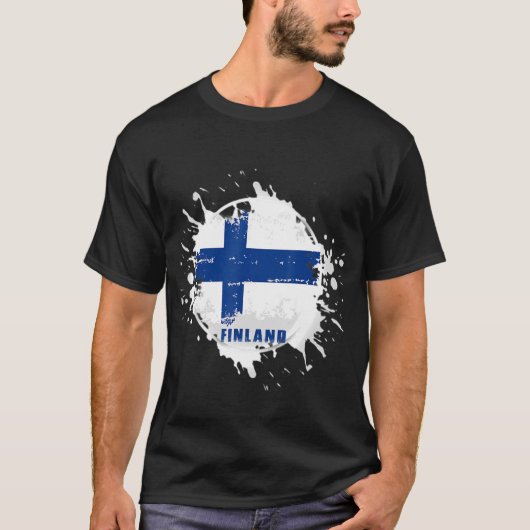 Finland Splash T-shirt (Voorkant)