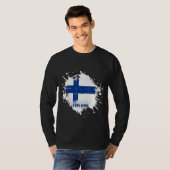 Finland Splash T-shirt (Voorkant volledig)