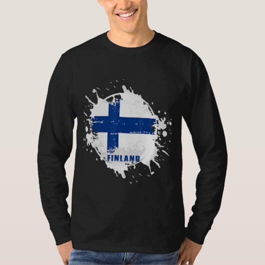 Finland Splash T-shirt (Voorkant)
