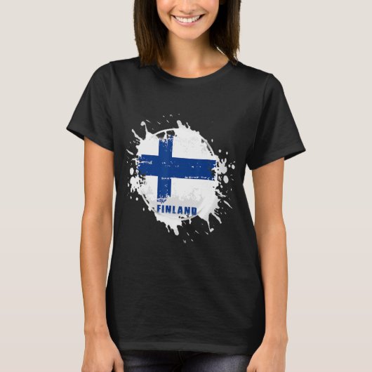 Finland Splash T-shirt (Voorkant)