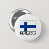 Finland sticker ronde button 5,7 cm (Voorkant /achterkant)