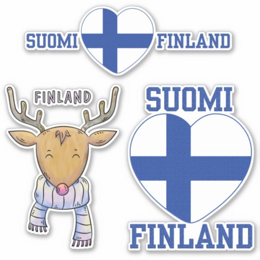 FINLAND STICKERS (Voorkant)
