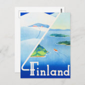 Finland, Summer and Winter, Briefkaart (Voorkant / Achterkant)