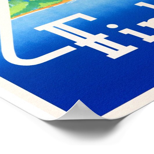 Finland, Summer and Winter, Poster (Hoek)