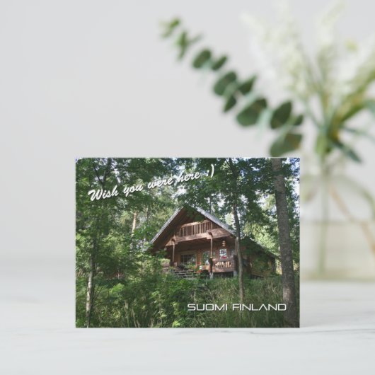 Finland Summer Cottage Briefkaart (Staand voorkant)