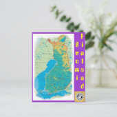 Finland, Suomi Briefkaart (Staand voorkant)