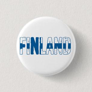 Finland Suomi Ronde Button 3,2 Cm