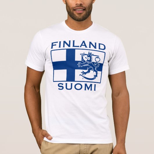 Finland Suomi T-shirt (Voorkant)