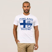 Finland Suomi T-shirt (Voorkant volledig)