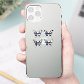 Finland Swallowtail Vlinder Vlag Sticker (Telefoon)