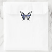 Finland Swallowtail Vlinder Vlag Sticker (Tas)