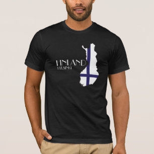 Finland T-shirt met de vlag