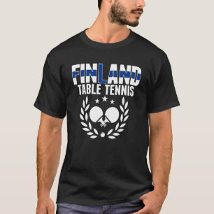 Finland Tennis Finse pingpong team suppo T-shirt