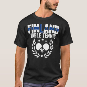 Finland Tennis Finse pingpong team suppo T-shirt