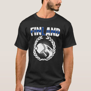 Finland Tennis Finse pingpong team suppo T-shirt