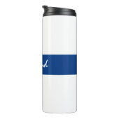 Finland Travel Mug, patriottische Finse vlag Thermosbeker (Geroteerd rechts)