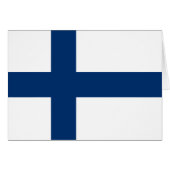 Finland Vlag (Voorkant Horizontaal)