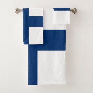 Finland Vlag Bad Handdoek