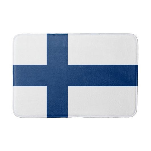 Finland Vlag Badmat (Voorkant)
