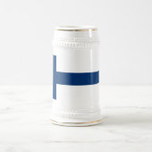 Finland Vlag Bierpul (Center)