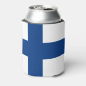 Finland Vlag Blikjeskoeler (Blikje Achterkant)