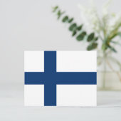Finland Vlag Briefkaart (Staand voorkant)