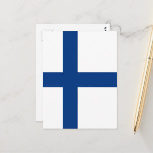 Finland vlag briefkaart