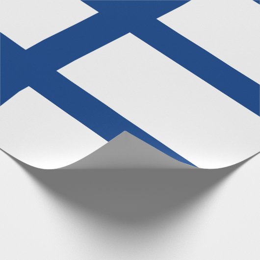 Finland Vlag Cadeaupapier (Hoek)
