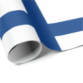 Finland Vlag Cadeaupapier (Rol Hoek)