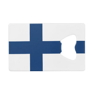 Finland Vlag Creditkaart Flessenopener