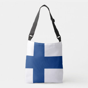 Finland Vlag Crossbody Tas