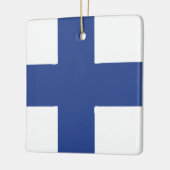 Finland-vlag Emblem Keramisch Ornament (Links)