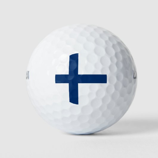 Finland Vlag Golfballen (Voorkant)