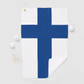 Finland Vlag Golfhanddoek (Insitu)