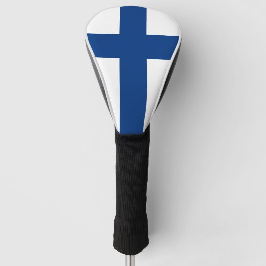 Finland Vlag Golfheadcover (Voorkant)
