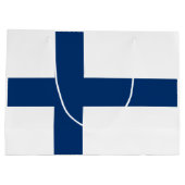 Finland Vlag Groot Cadeauzakje (Achterkant)