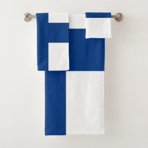 Finland vlag Handdoek