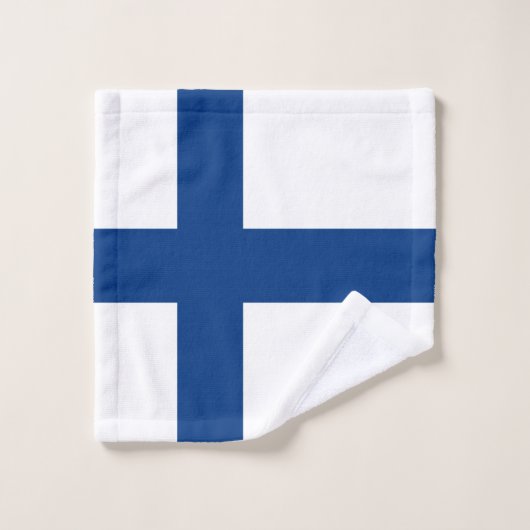 Finland vlag Handdoek (Wasdoekje)