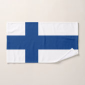 Finland vlag Handdoek (Handdoek)