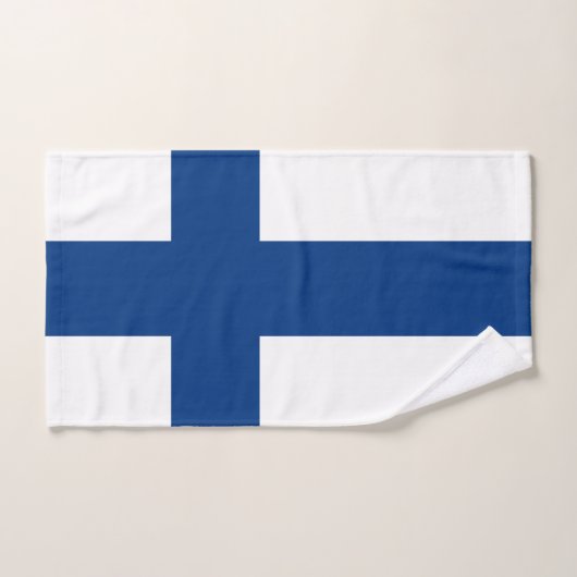 Finland vlag Handdoek (Handdoek)