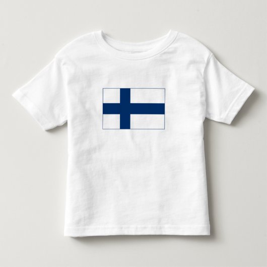 Finland Vlag Kinder Shirts (Voorkant)